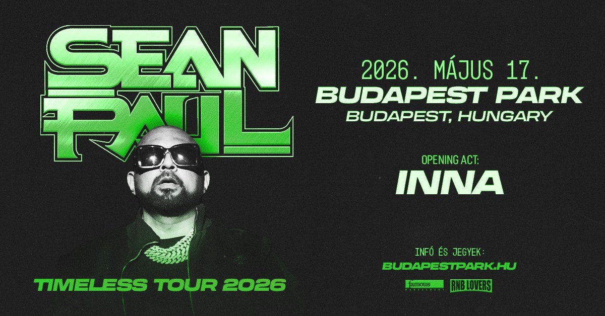 Sean Paul - Budapest Park