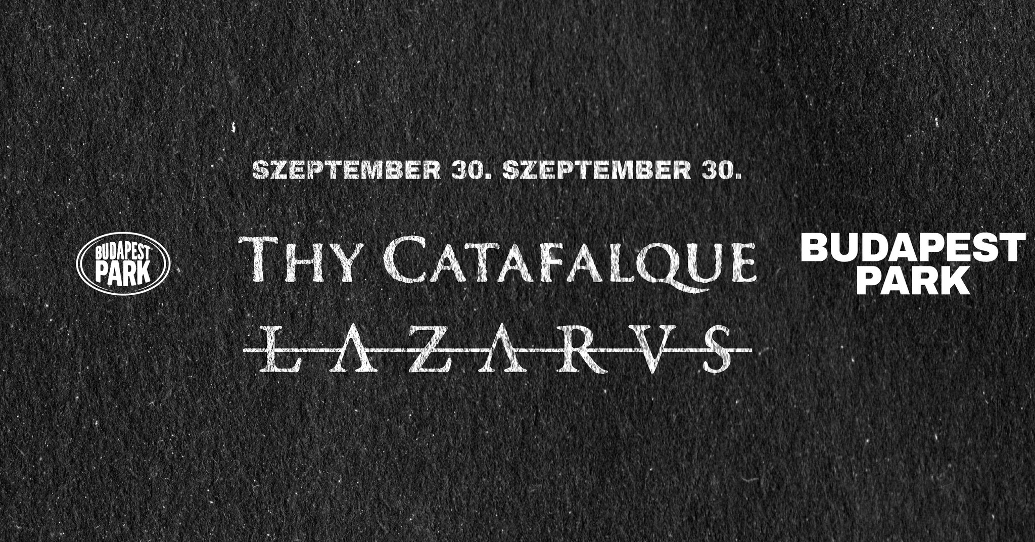 Lazarvs + Thy Catafalque - Budapest Park