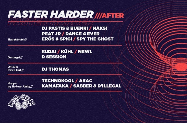 NIGHTS OF BPP ☾ 06.01. ☾ Faster Harder Party - Budapest Park