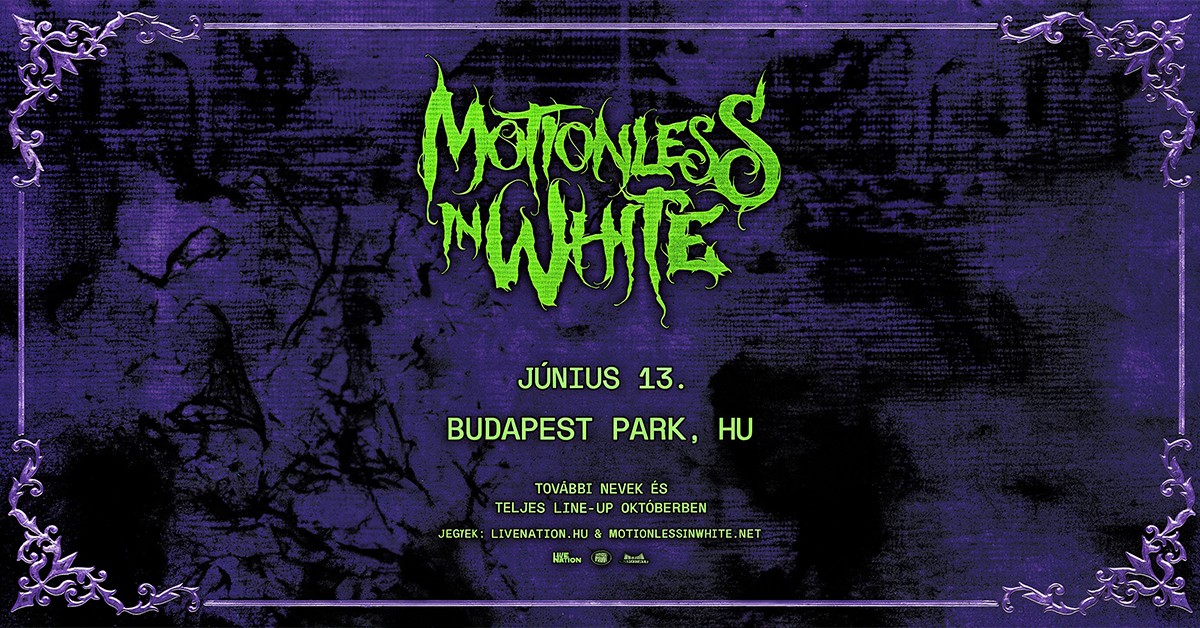 Motionless in White - Budapest Park