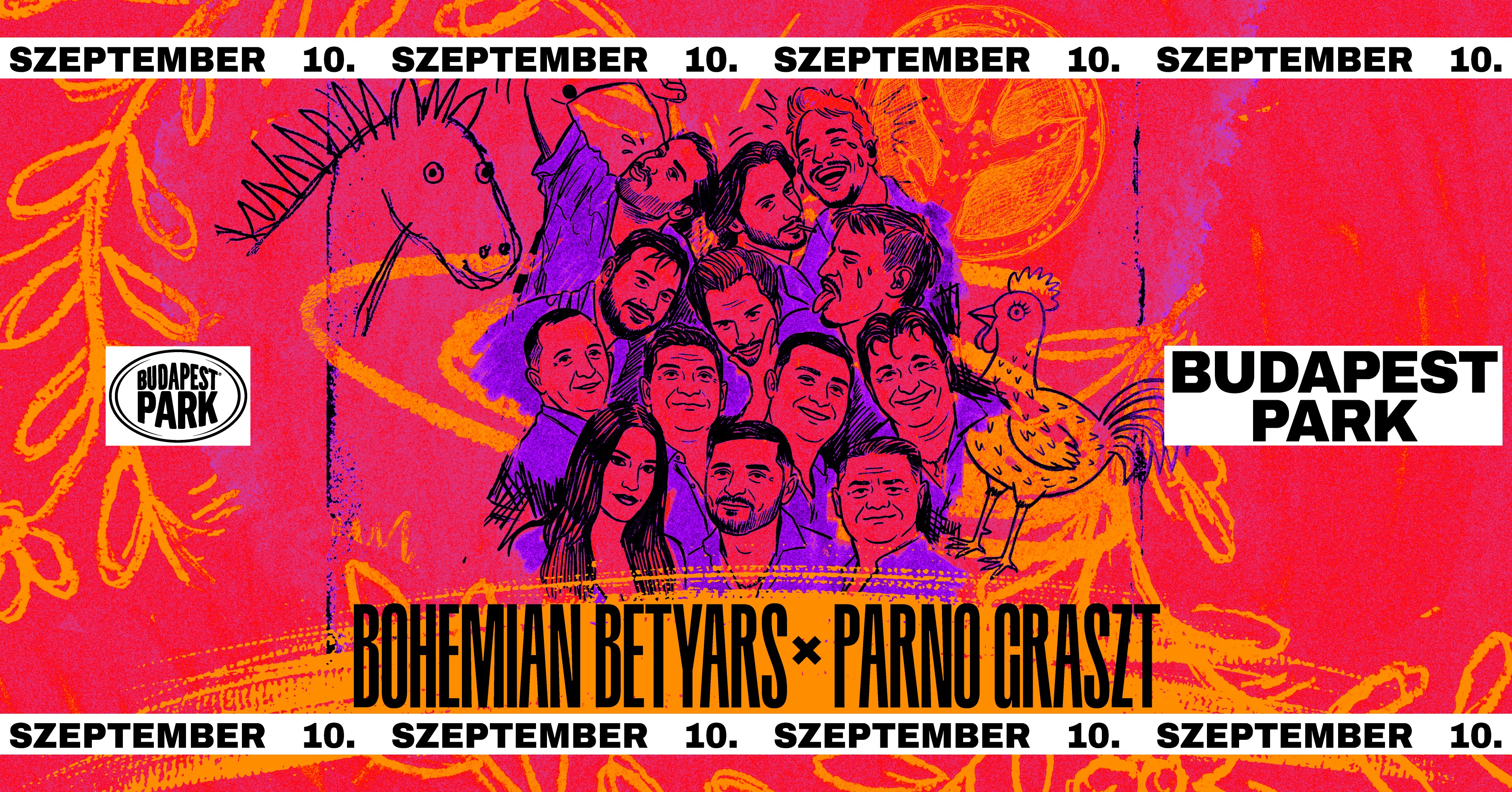 Bohemian Betyars x Parno Graszt 10.09.2026. - Budapest Park