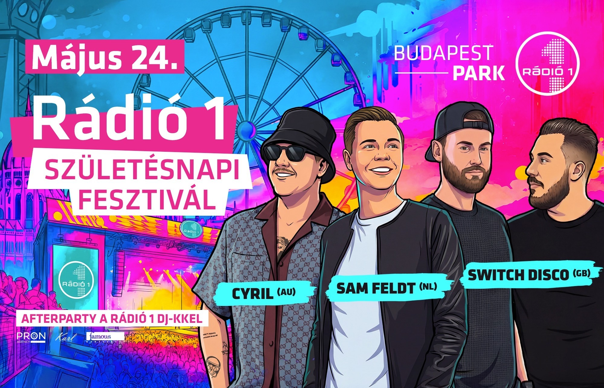 Rádió 1 Születésnapi Fesztivál 2026.05.24. - Budapest Park
