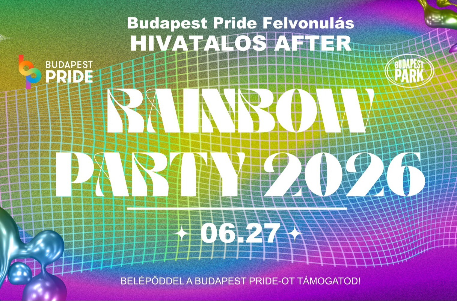 Rainbow Party 2026 - Budapest Park