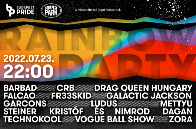 Rainbow Party - Budapest Pride Afterparty 2022 - Budapest Park